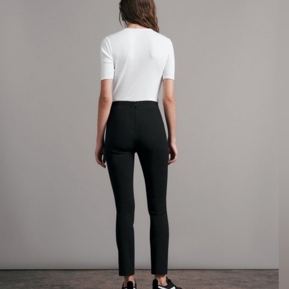 Rag & Bone Trouser Pants Womens 4 Black Straight Casual Comfort Cotton‎ Blend - Picture 3 of 9